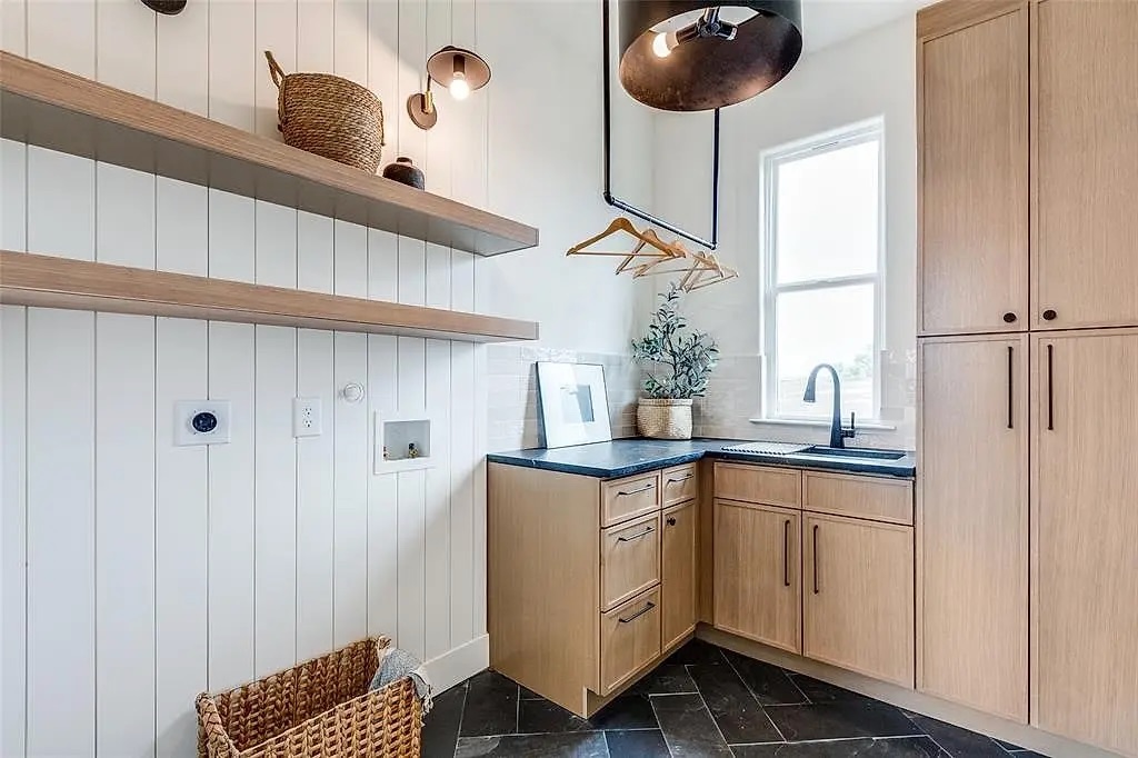 The Morgan laundry room